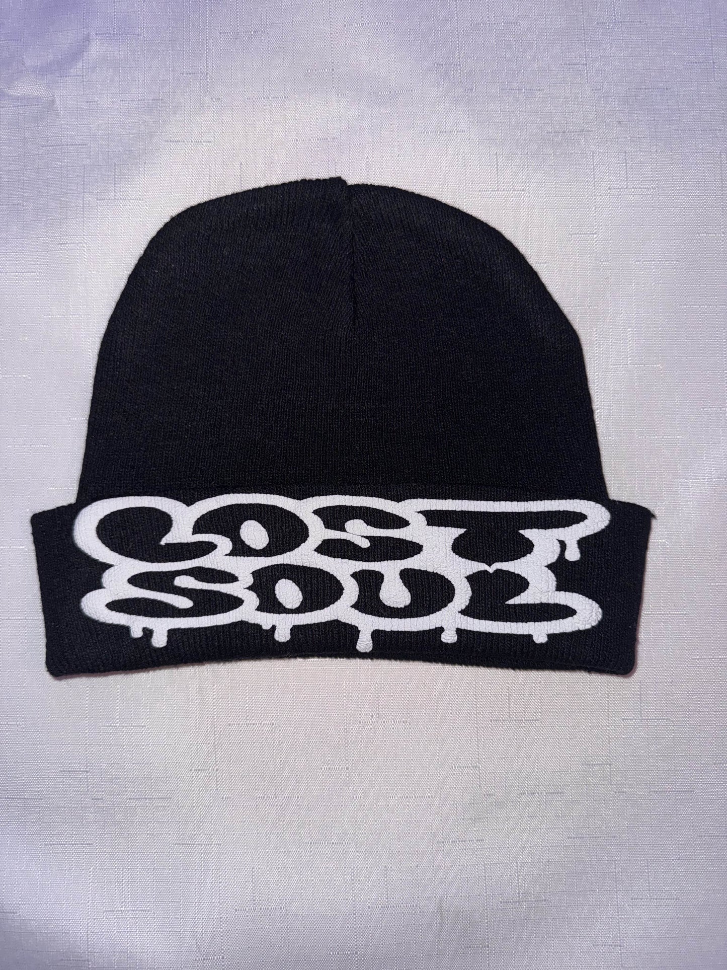 Lost Soul BLACK/WHITE Puff Print Beanie